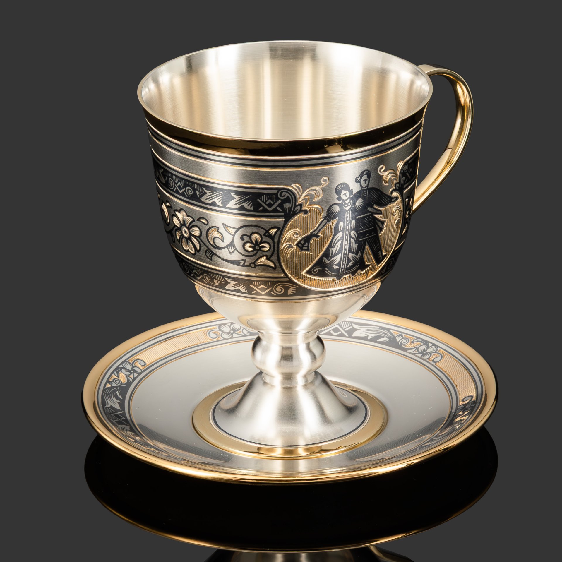 Чайная пара "Кадриль"