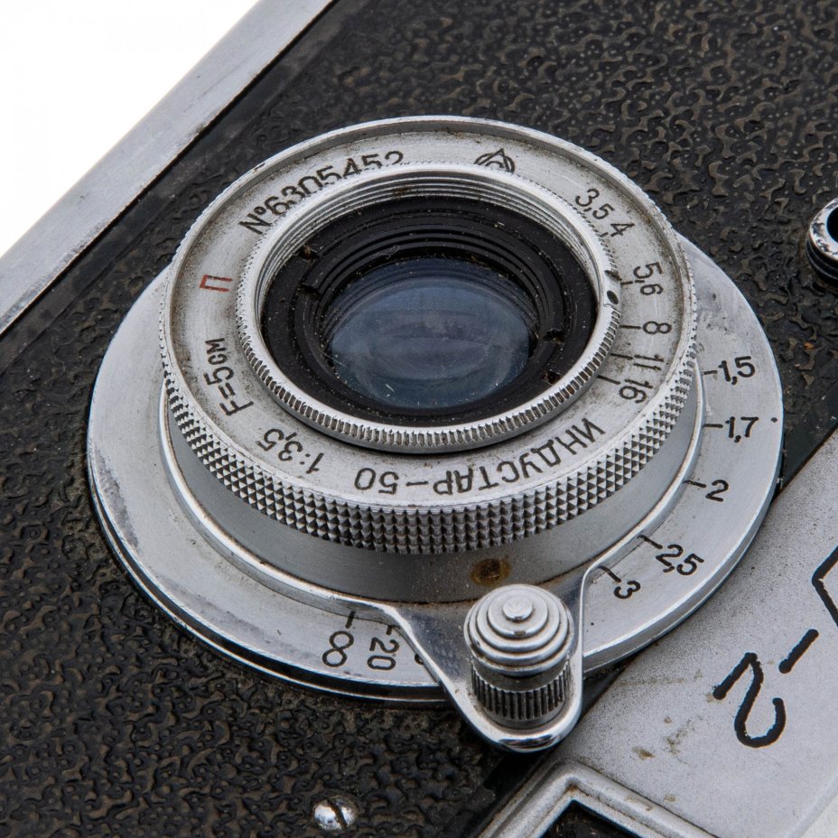 Фотоаппарат пленочный "ФЭД-2" с объективом "Индустар-50" в оригинальном кофре, металл, Харьковский машиностроительный завод "ФЭД", СССР, 1955-1970 гг., Харьковский машиностроительный завод им. Дзержинского (ФЭД)
