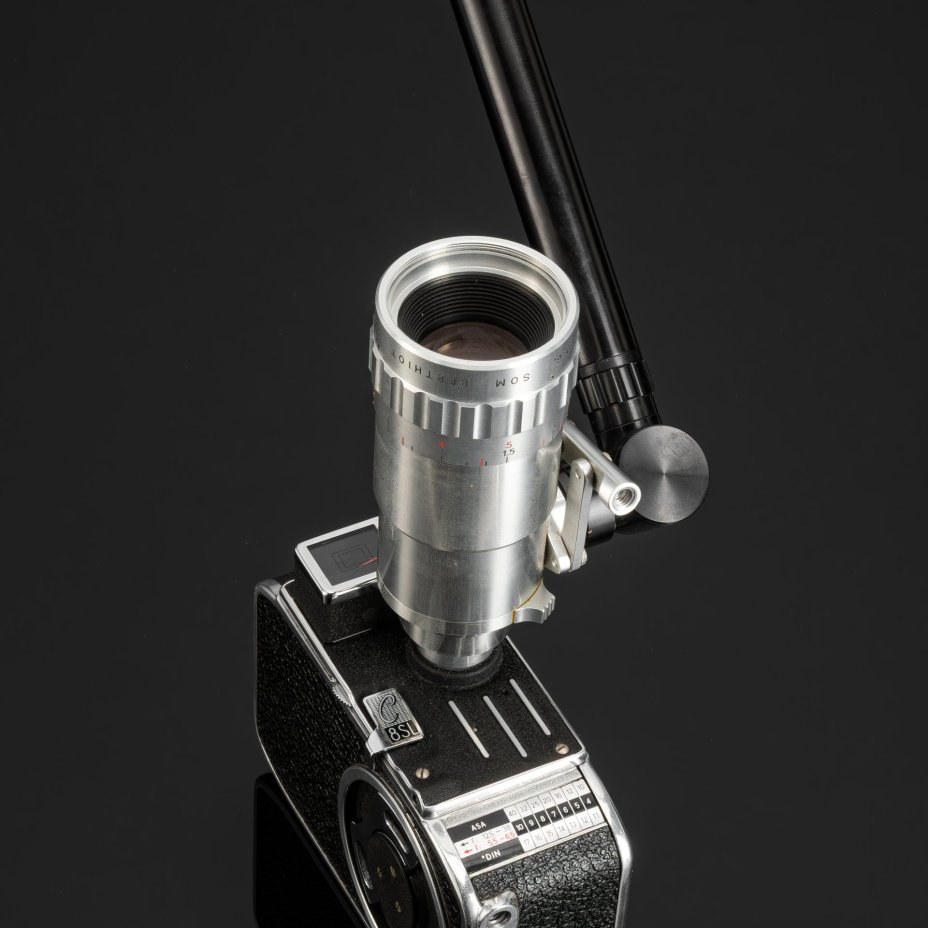 Кинокамера "Bolex C8SL" с объективом "Berthiot Pan-Cinor 2.8/10-30" в кофре, Paillard Bolex