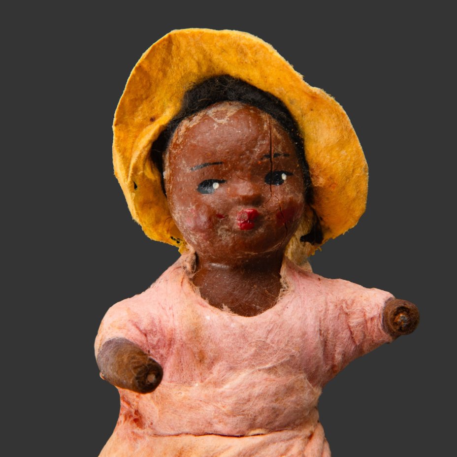 Елочная игрушка "Девочка-негритянка"