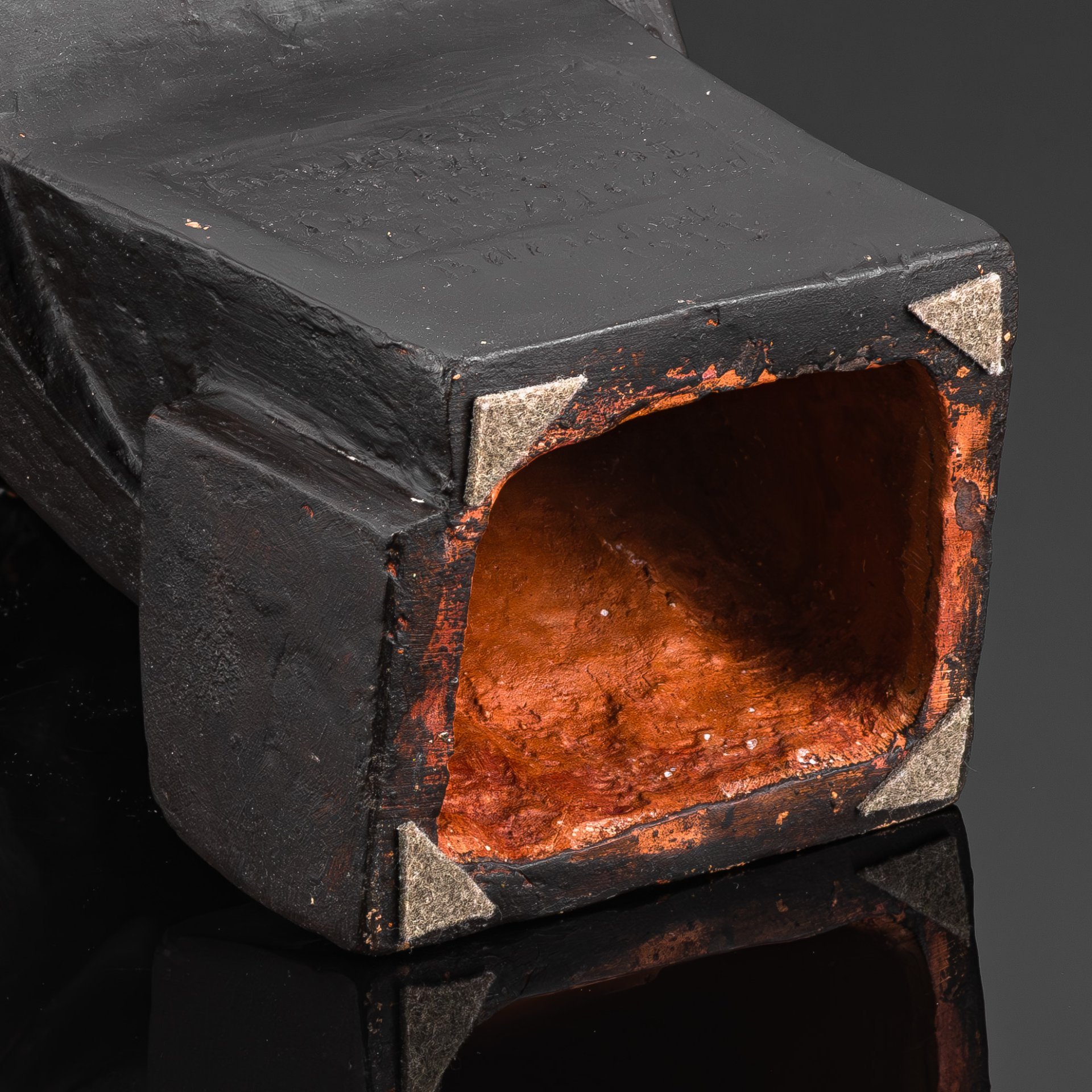 Бюст "И.В. Сталин", автор Николай Василик, керамика, восстановительный обжиг, тонирование, Гжельский экспериментальный керамический завод «Всехудожник», СССР, 1933 г.