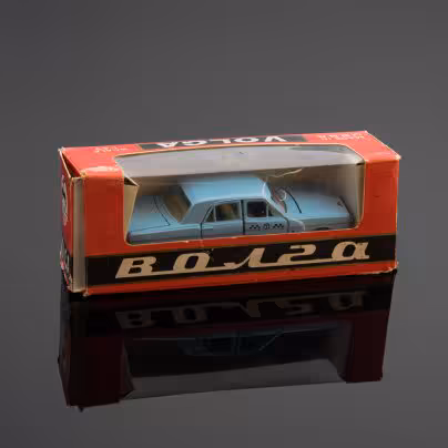 Модель автомобиля в масштабе 1:43 "ГАЗ 2401" (такси)