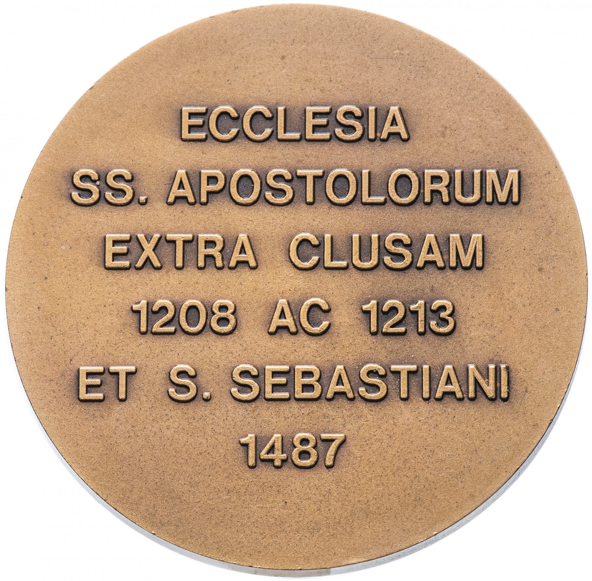 Медаль "Ecclesia S. Sebastiani Clusinae"