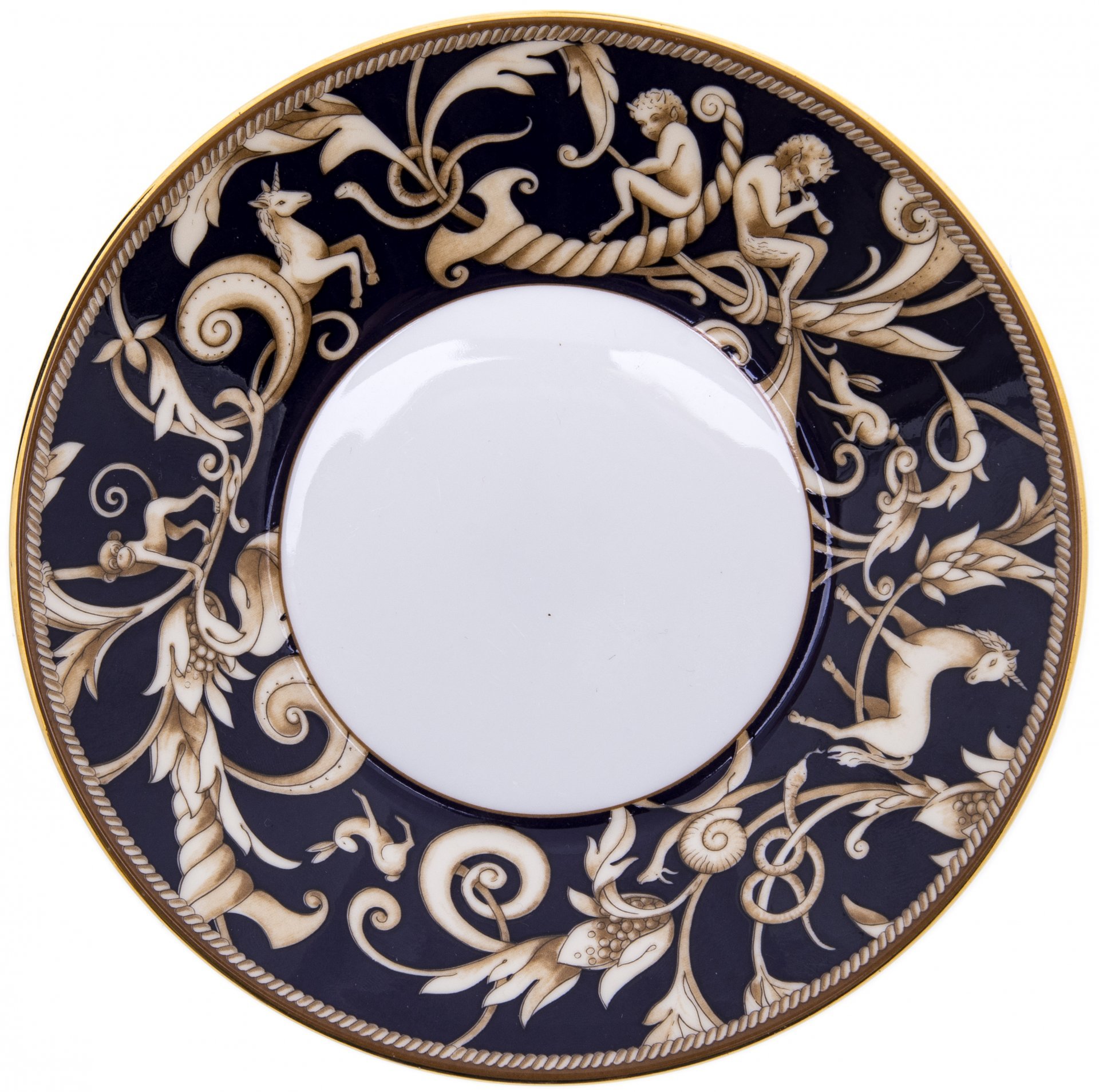Пара чайная "Cornuopia", фарфор, деколь, мануфактура "Wedgwood", Англия, 2000-2020 гг.