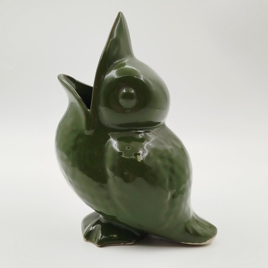 Карандашница "Галчонок", фарфор, крытье, Дмитровский фарфоровый завод (ДФЗ Вербилки), СССР, 1940-1960 гг.