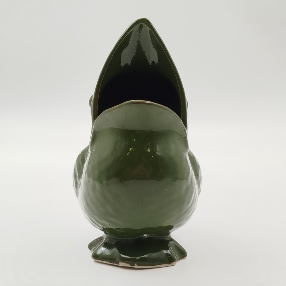 Карандашница "Галчонок", фарфор, крытье, Дмитровский фарфоровый завод (ДФЗ Вербилки), СССР, 1940-1960 гг.