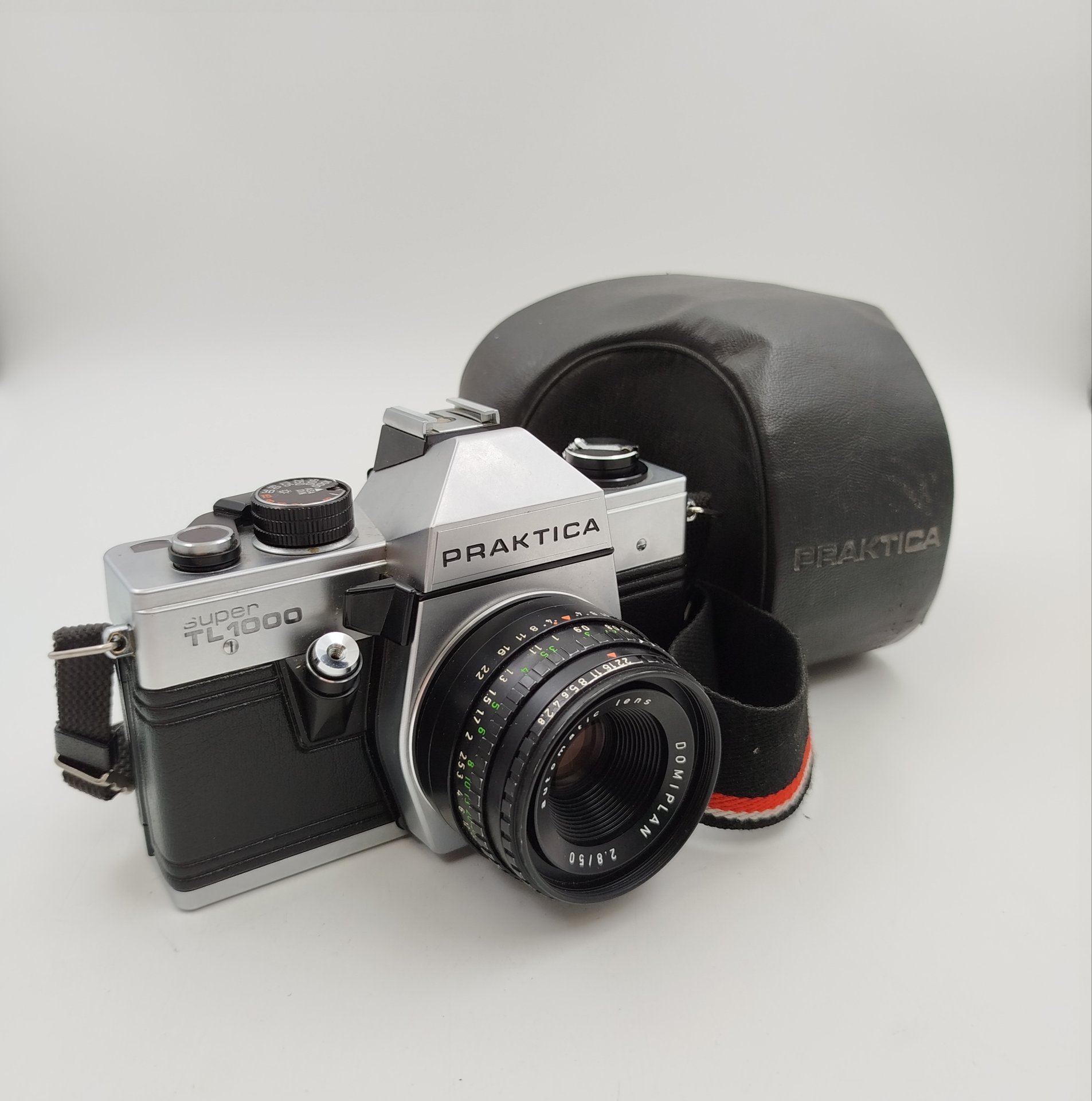 Фотоаппарат "Super TL 1000",  в оригинальном кофре, Praktica, металл, искусственная кожа, стекло, пластик, Германия, 1980-1990 гг.