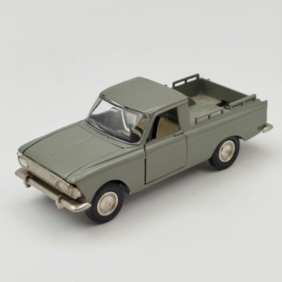 Модель "Москвич-пикап", авторская версия, металл, пластик, СССР, 1970-1990 гг.
