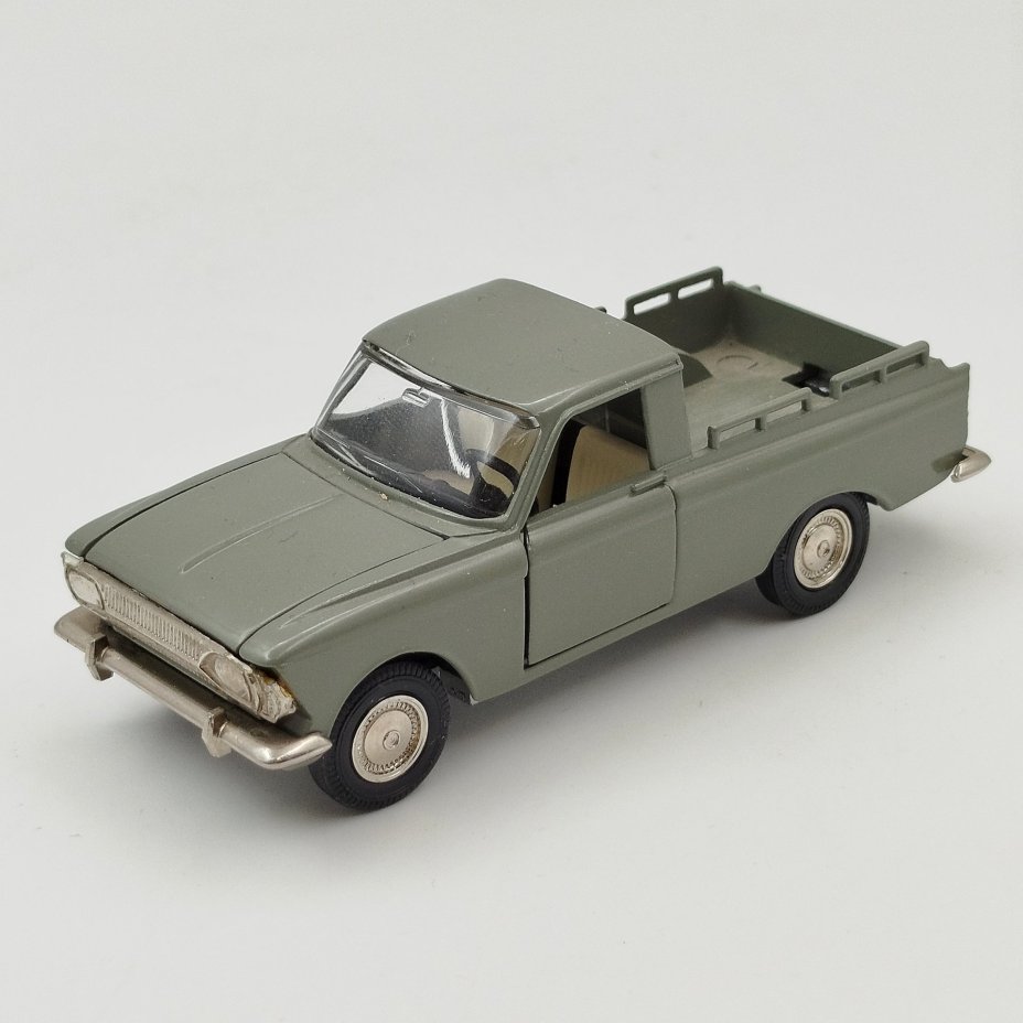 Модель "Москвич-пикап", авторская версия, металл, пластик, СССР, 1970-1990 гг.