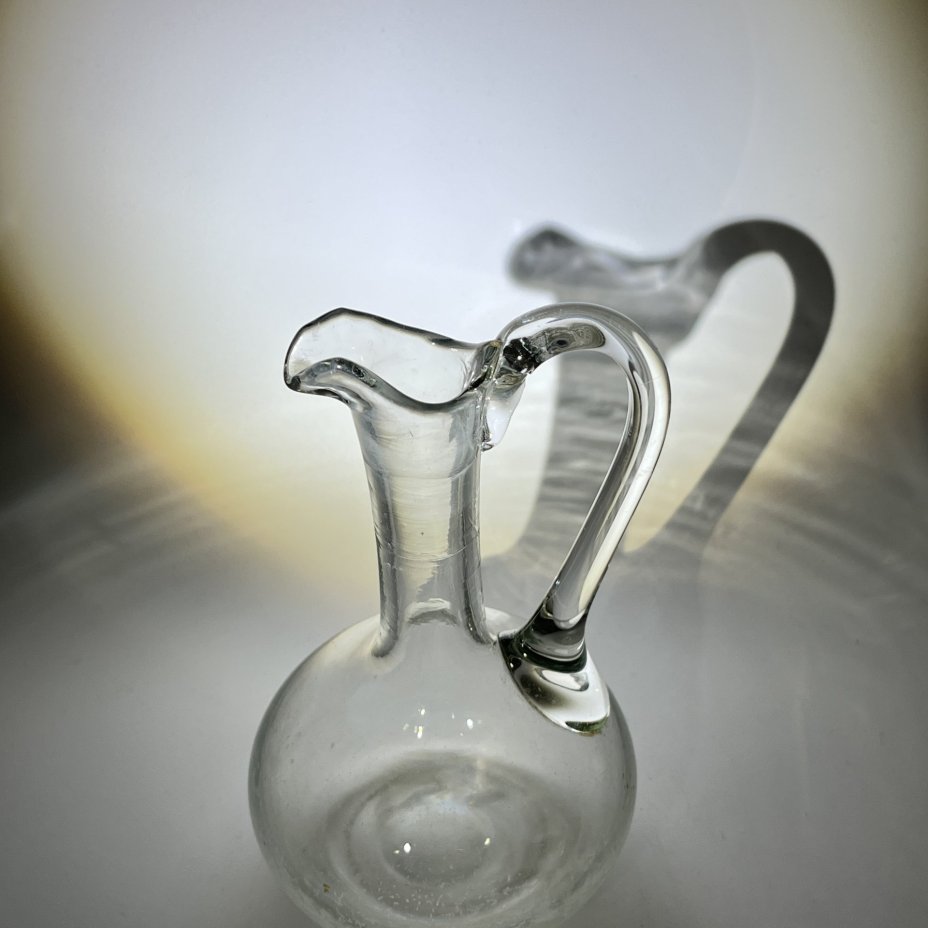 Графин с изящной ручкой, стекло, Российская империя, 1900-1915 гг.