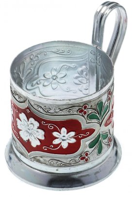 Подстаканник "Цветы", СССР