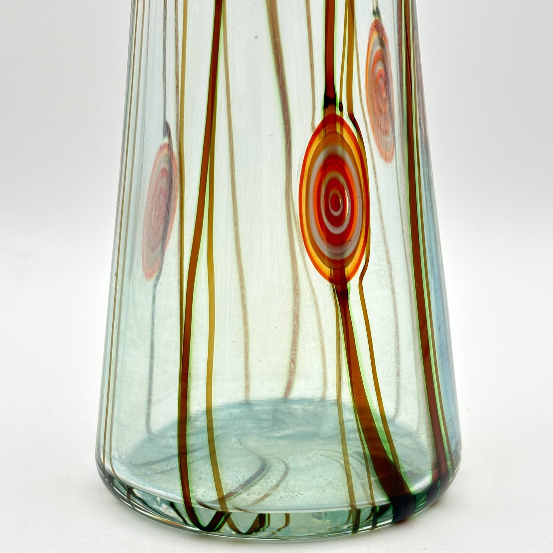 Ваза интерьерная, строгой формы, в стилистике Lino Tagliapietra, стекло, Murano, Murano