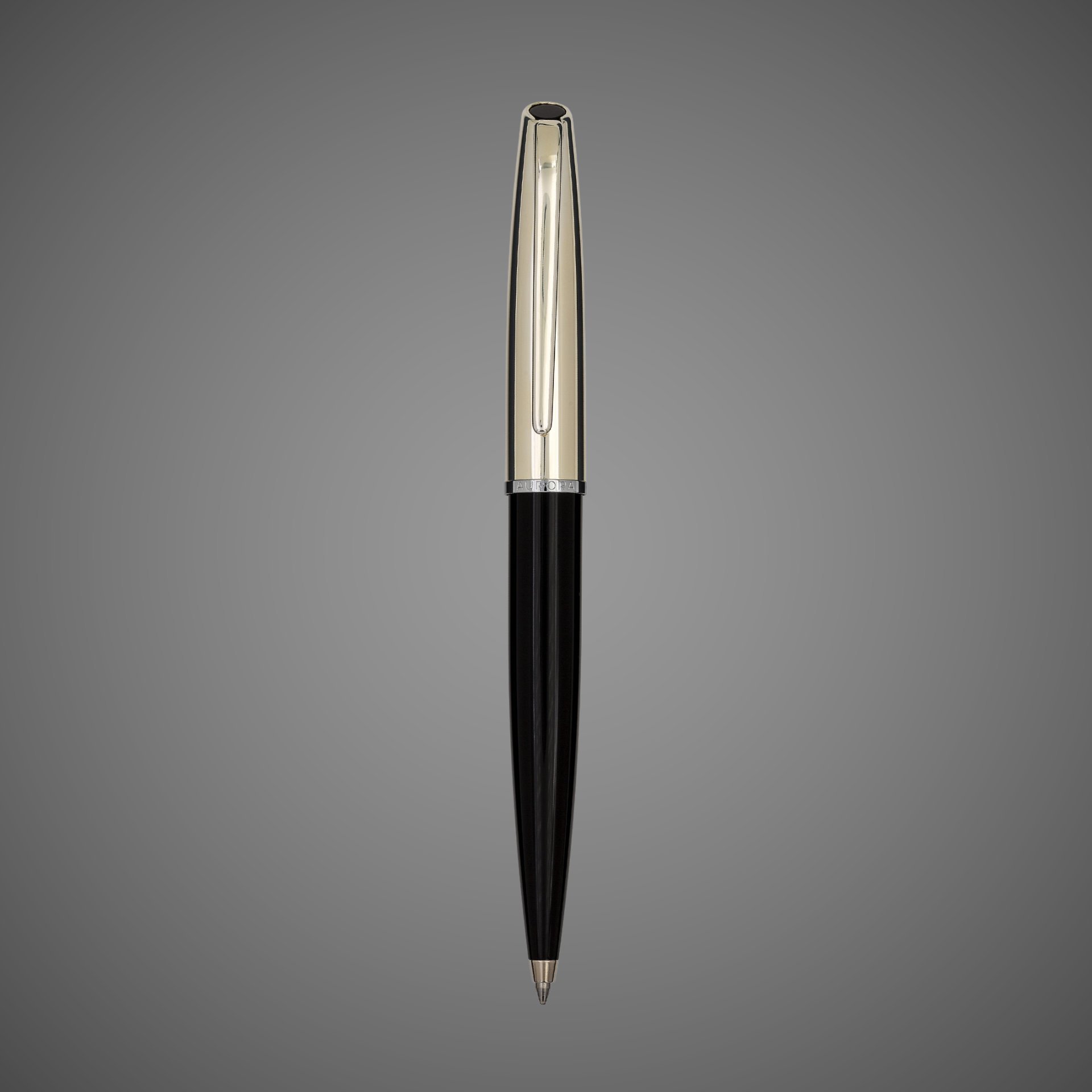 Шариковая ручка Aurora Style Metal Black CT, в подарочной коробке, Лаки и смолы: смола, хром