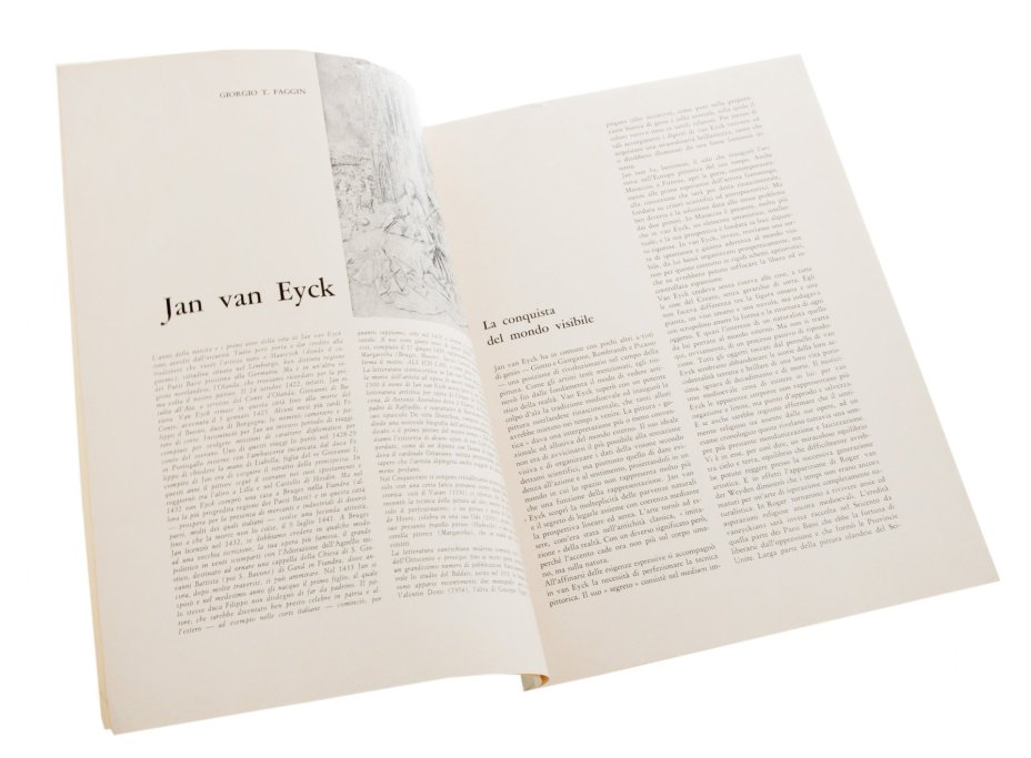 Альбом "I maestri del colore Jan Van Eyck" бумага, печать, Италия, Милан 1976 г.