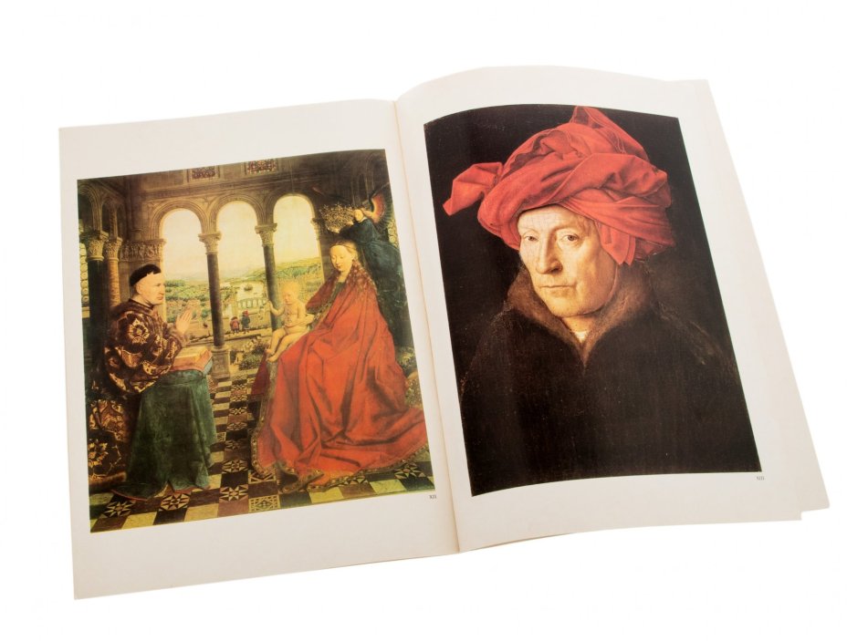 Альбом "I maestri del colore Jan Van Eyck" бумага, печать, Италия, Милан 1976 г.