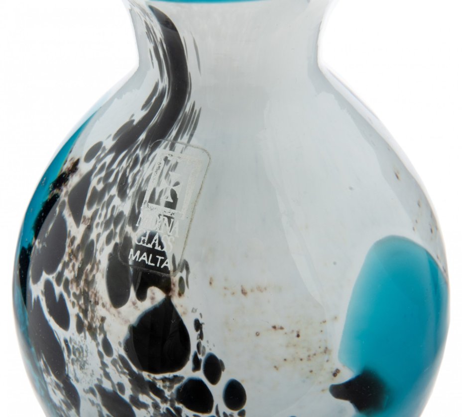 Ваза с абстрактным узором, Mdina Glass