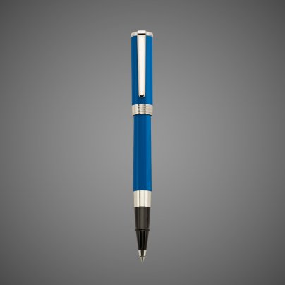 Ручка-роллер Aurora TU Resin blue CT, в подарочной коробке, Лаки и смолы: смола, хром