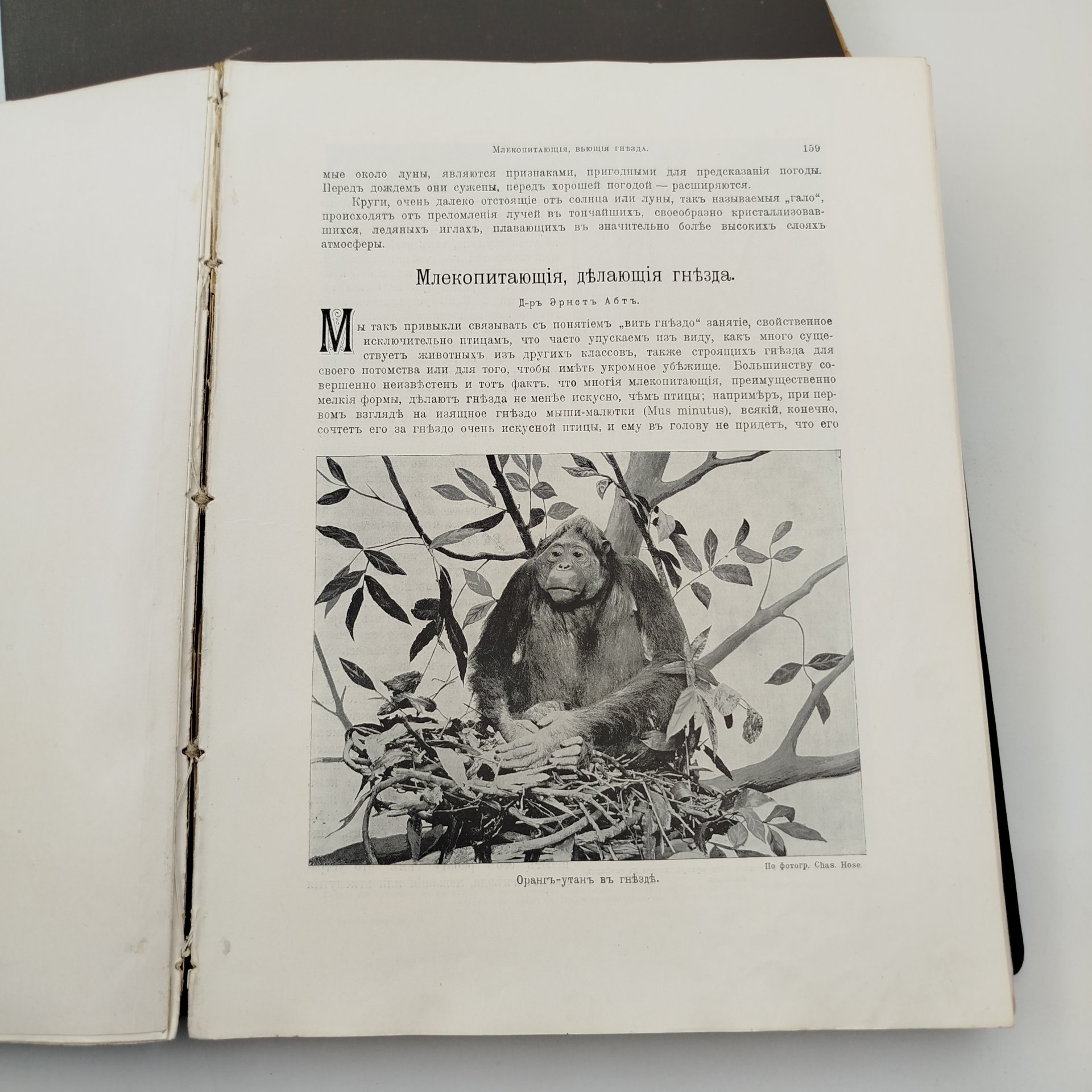 Книги под редакцией В.М. Шимкевича "Чудеса природы" Т.1, Т.2, бумага, печать, коленкор, Типо-литография акционерного общества «Самообразование», Российская империя, 1896 г.