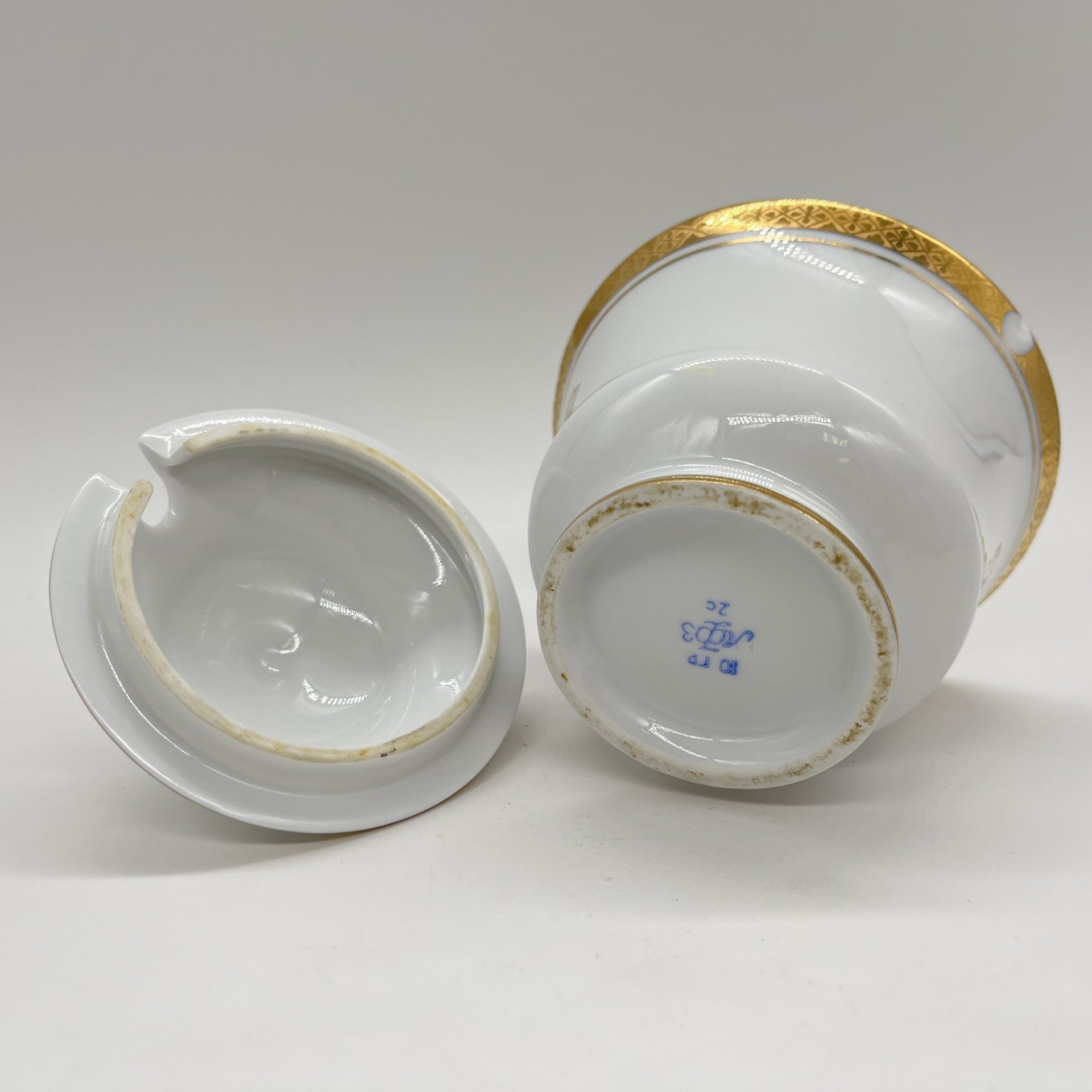 Сахарница, фарфор, золочение, Ленинградский фарфоровый завод (ЛФЗ), Ленинградский фарфоровый завод (ЛФЗ)