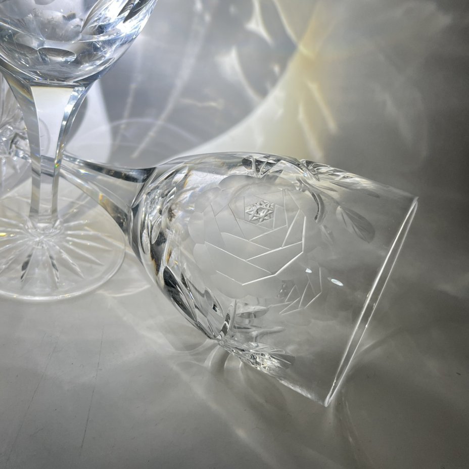 Набор из 2 бокалов с цветочным декором