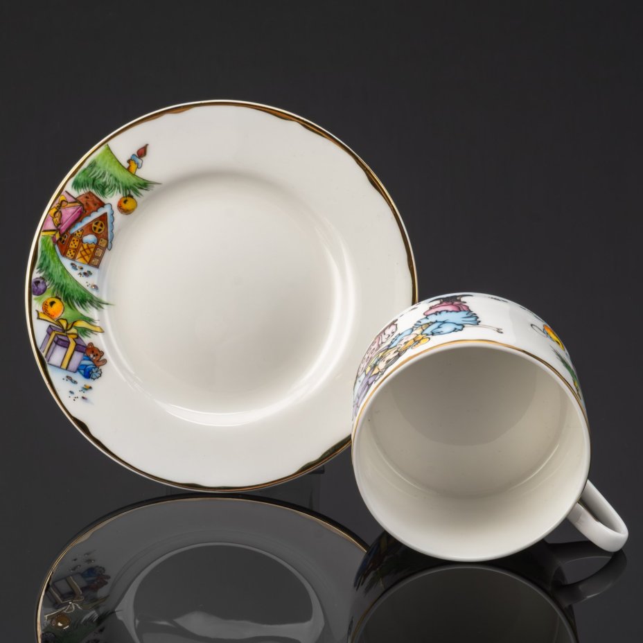 Чайная пара "Щелкунчик" (Танец пастушков), автор Романов Е., художник Бисерова А.