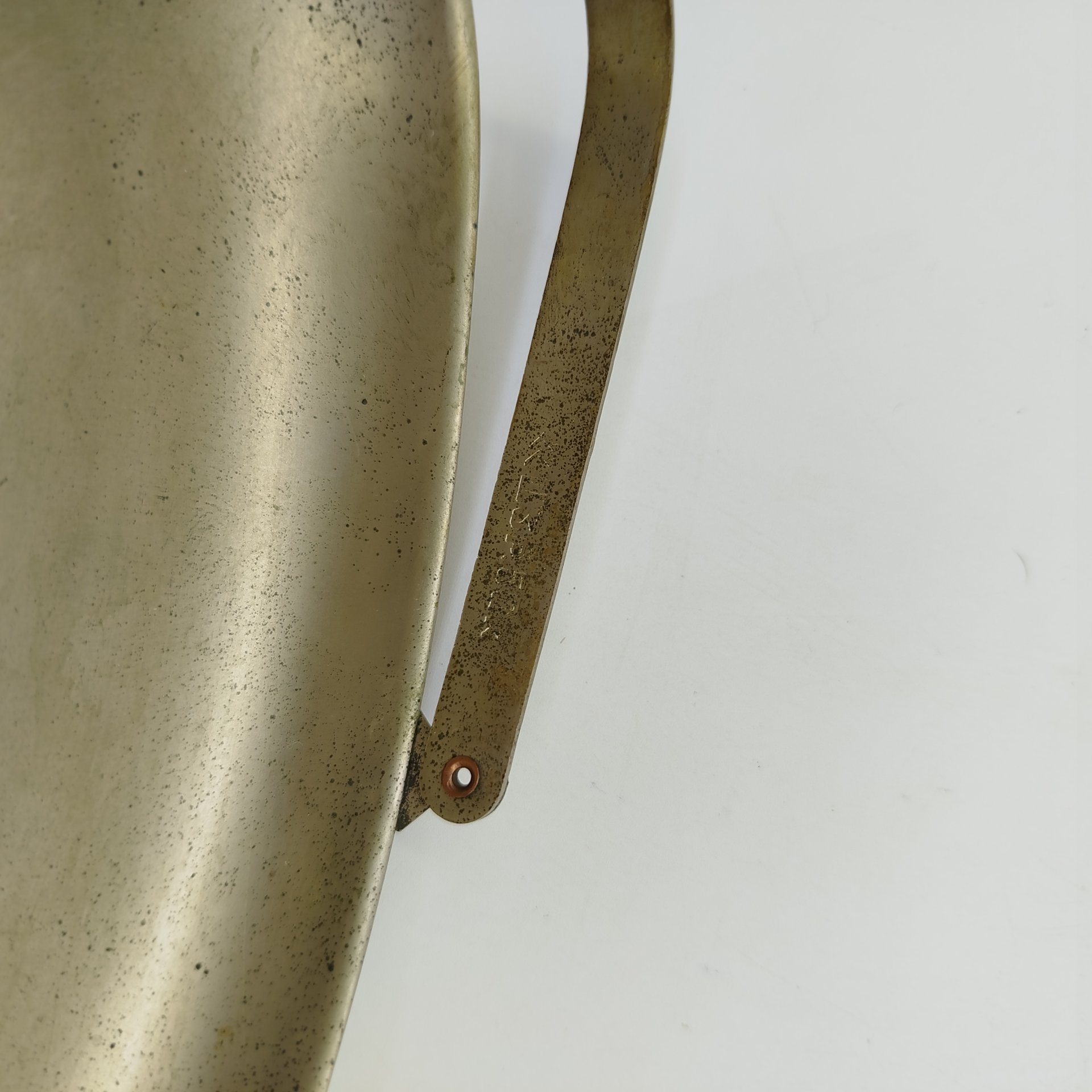 Конфетница овальной формы с ручкой, мельхиор (медь-никель), СССР, 1960-1980 гг.
