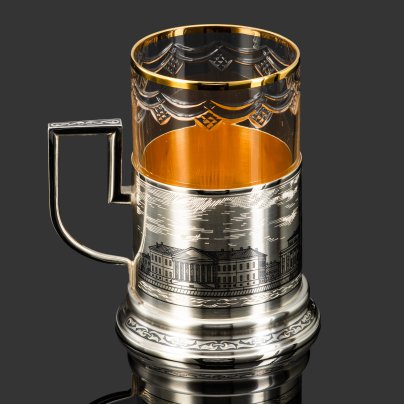 Подстаканник со стаканом "Санкт-Петербург"