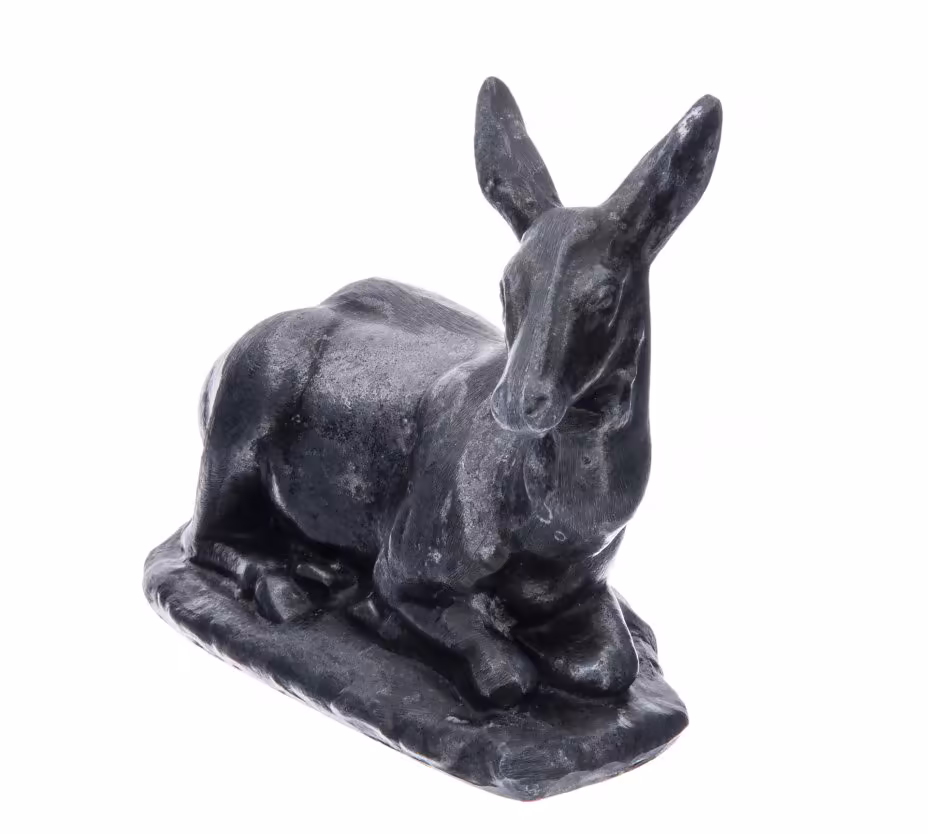 Статуэтка "Лань", силумин, Волгоградский завод "Сувенир", СССР, 1960-1980 гг., Волгоградский опытный завод «Сувенир»