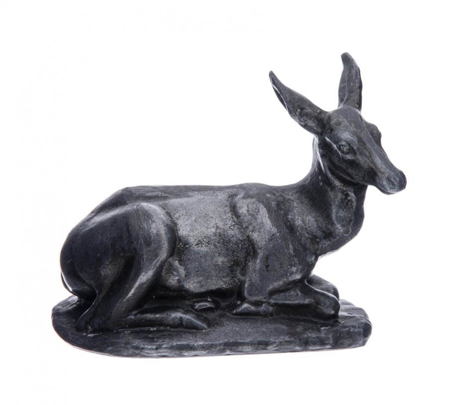 Статуэтка "Лань", силумин, Волгоградский завод "Сувенир", СССР, 1960-1980 гг., Волгоградский опытный завод «Сувенир»
