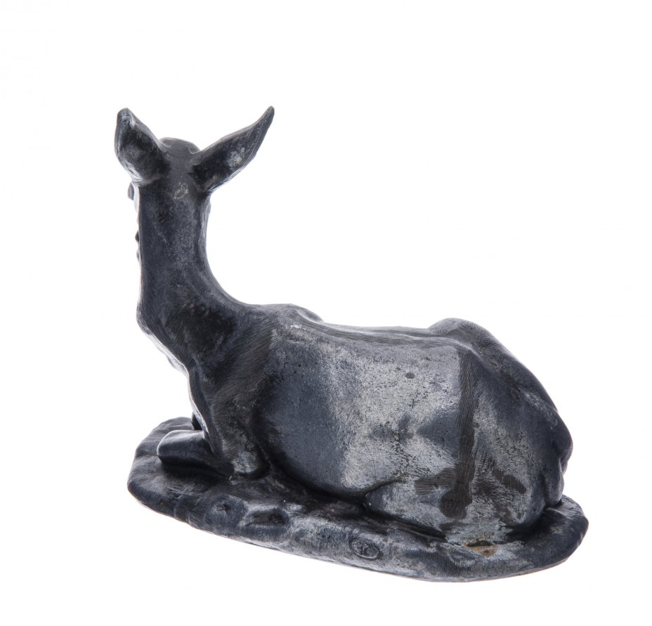 Статуэтка "Лань", силумин, Волгоградский завод "Сувенир", СССР, 1960-1980 гг., Волгоградский опытный завод «Сувенир»