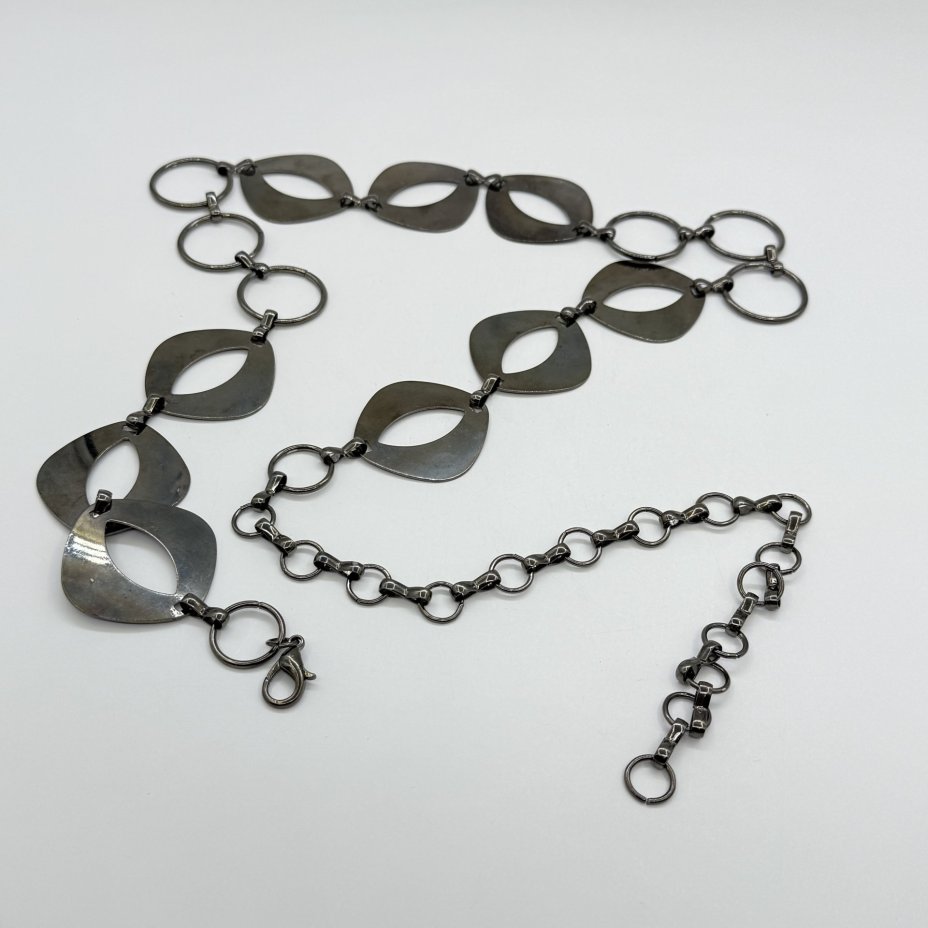 Пояс-цепочка из крупных звеньев, металл, Россия, 2000-2010 гг.