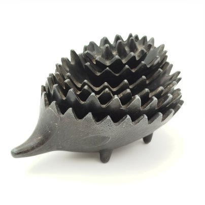 Набор пепельниц "Ёжики", металл, крашение, СССР, 1970-1990 гг.