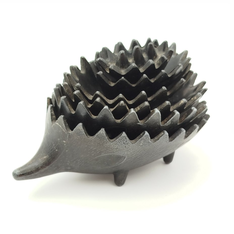 Набор пепельниц "Ёжики", металл, крашение, СССР, 1970-1990 гг.