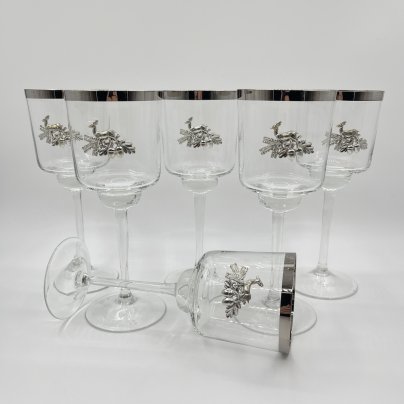 Набор бокалов (фужеров) для вина "Охота" на 6 персон, Bohemia Crystal (Bohemia Glass)