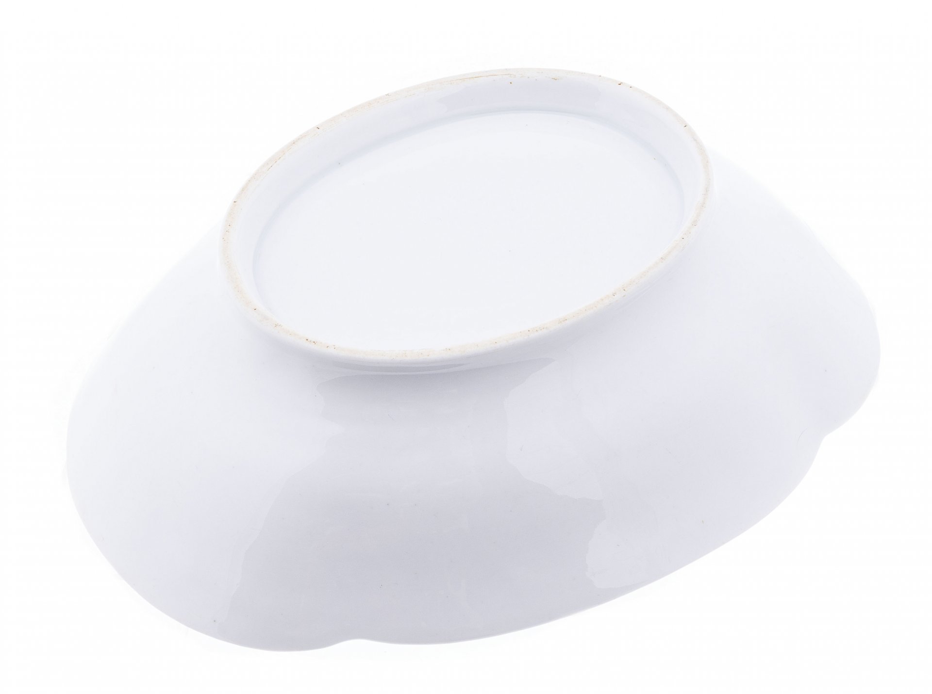 Салатник  с цветочным декором, фарфор, деколь, Российская Империя, 1889-1917 гг.