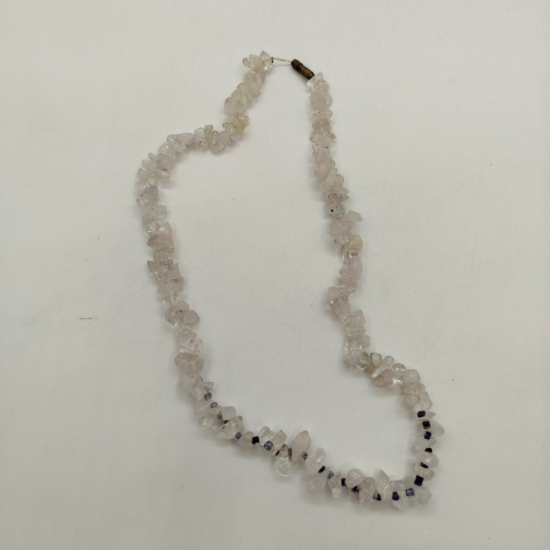 Бусы с бусинами разной формы, натуральный камень, металл, 1970-1990 гг.