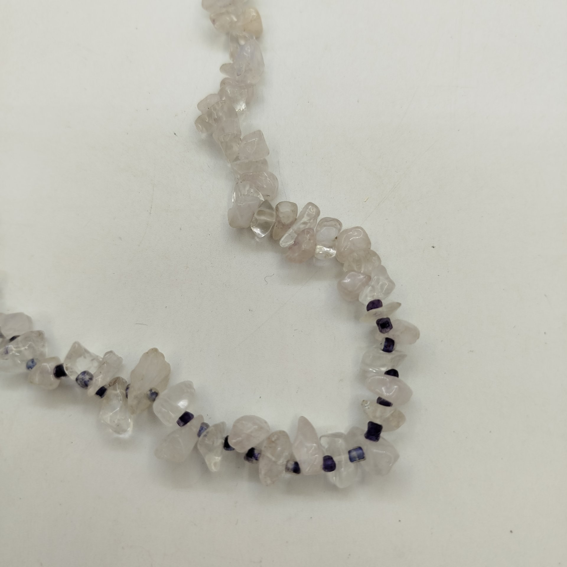 Бусы с бусинами разной формы, натуральный камень, металл, 1970-1990 гг.