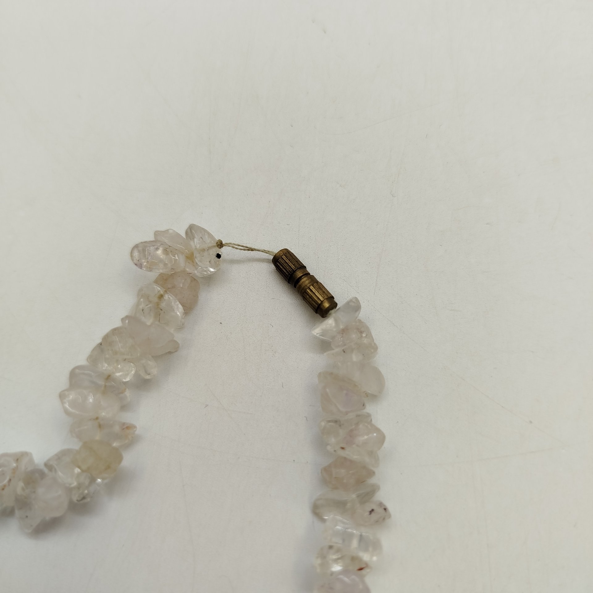 Бусы с бусинами разной формы, натуральный камень, металл, 1970-1990 гг.