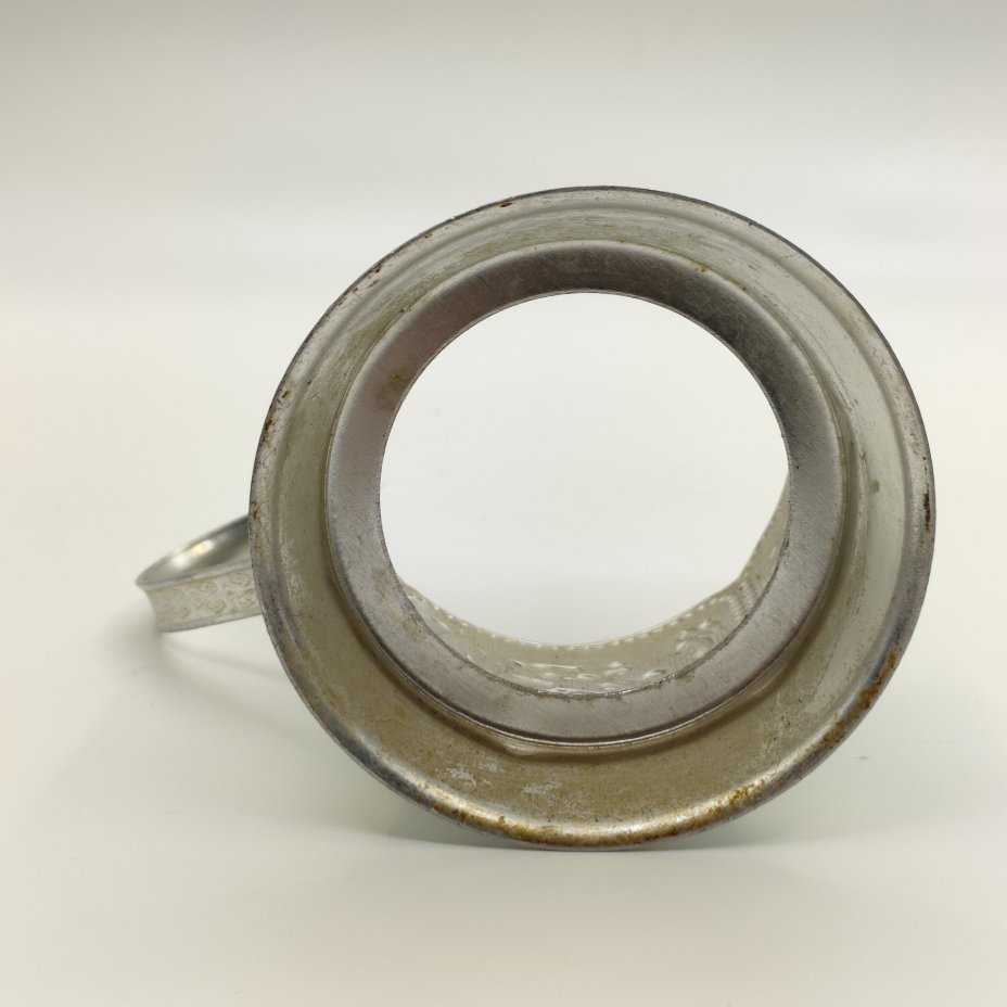 Подстаканник "Сказочные животные" на зеленом фоне, алюминий, крашение, чеканка, Завод художественной гравюры на металле, СССР, 1973-1991 гг.