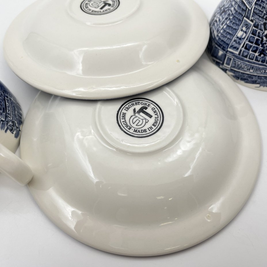 Набор из 2-х чайных пар "Old Curiosity Shop", серия "Диккенс", English Ironstone Tableware (EIT)