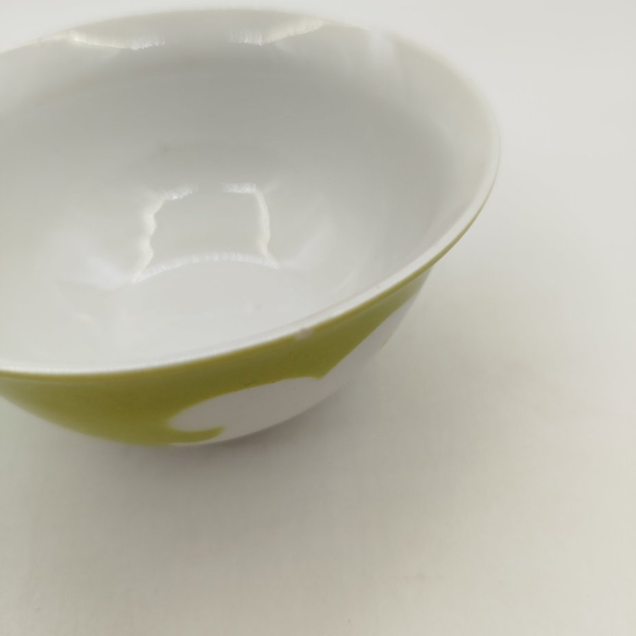 Набор из трех пиал в восточном стиле, фарфор, крытье по трафарету, Рижский фарфорово-фаянсовый завод, СССР, 1970-1980 гг.