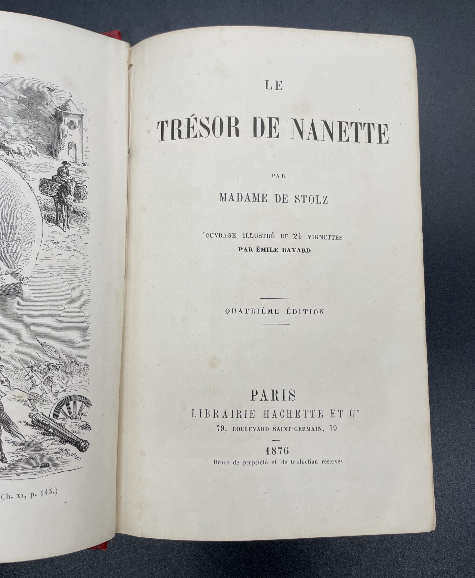 Книга Madame de Stolz "Le Tresor de Nanette" / Hachette Et Cie