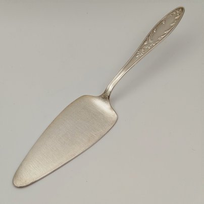 Лопатка для торта "Пламя", мНЦ (медь-никель-цинк), Кольчугинский завод цветных металлов, СССР, 1960-1990 гг.