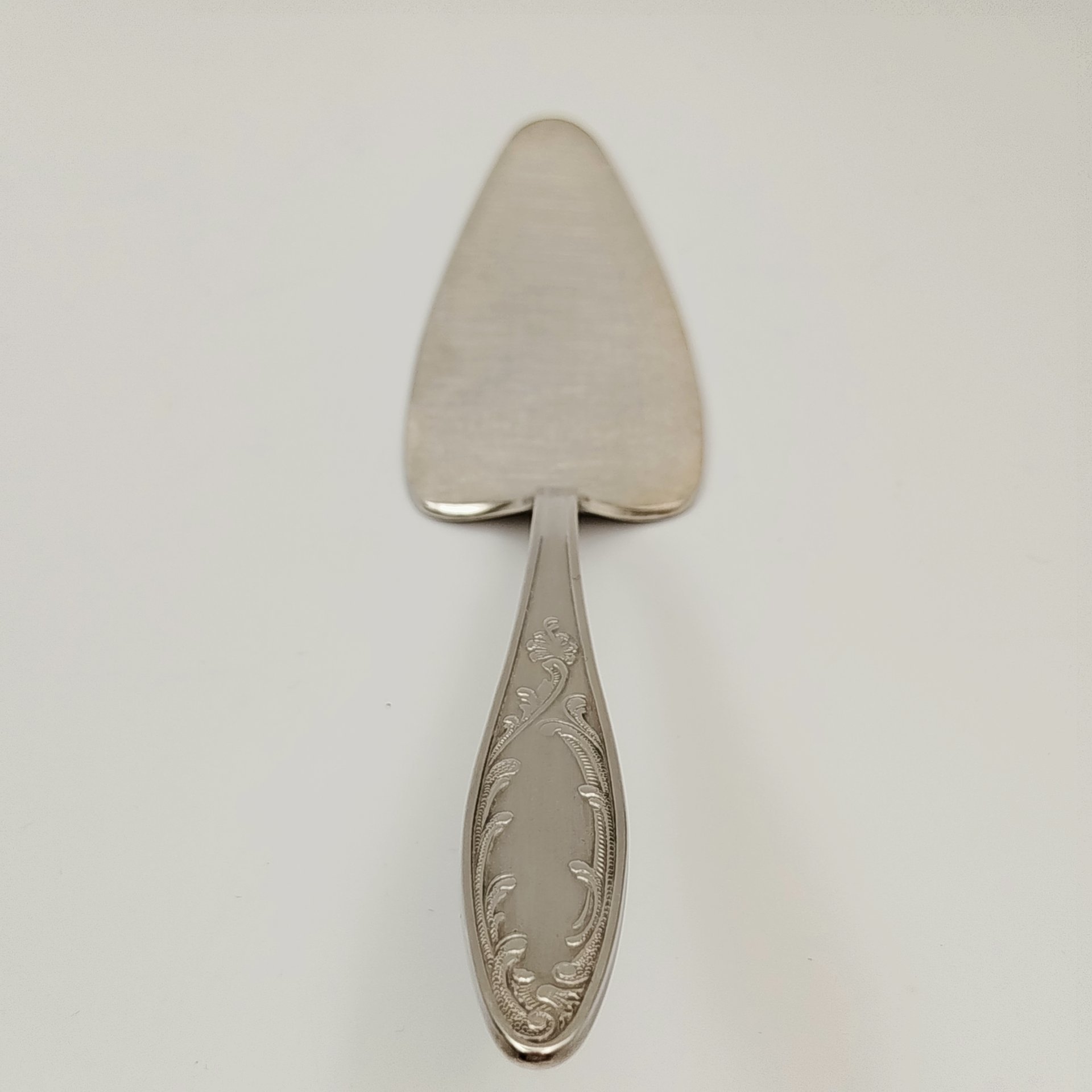 Лопатка для торта "Пламя", мНЦ (медь-никель-цинк), Кольчугинский завод цветных металлов, СССР, 1960-1990 гг.