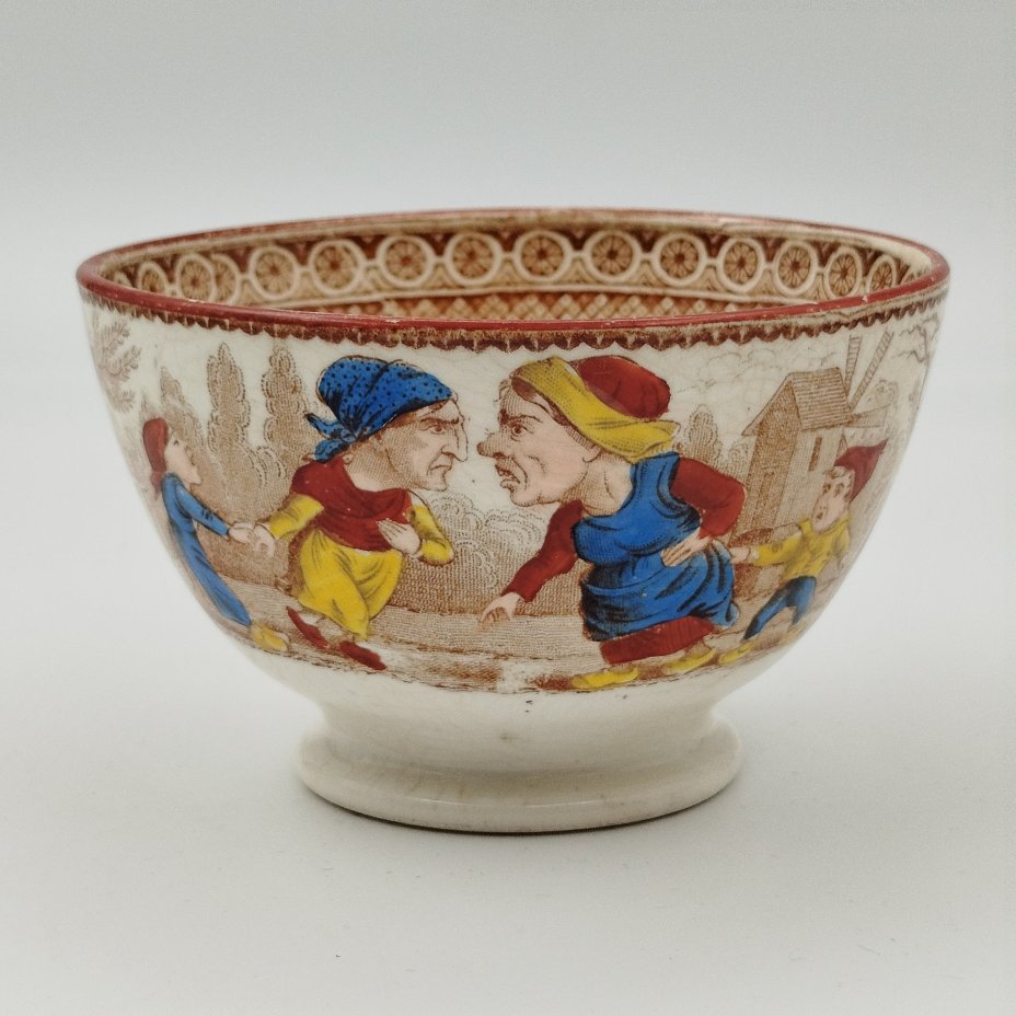 Салатник (пиала) с шуточным рисунком Societe Ceramique Maestricht