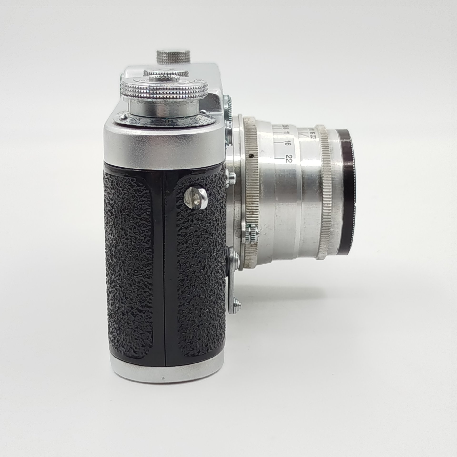Фотоаппарат плёночный "ФЭД-2" с объективом "Индустар 26-м" в оригинальном кофре, коробке и документами, Харьковский машиностроительный завод им. Дзержинского (ФЭД)
