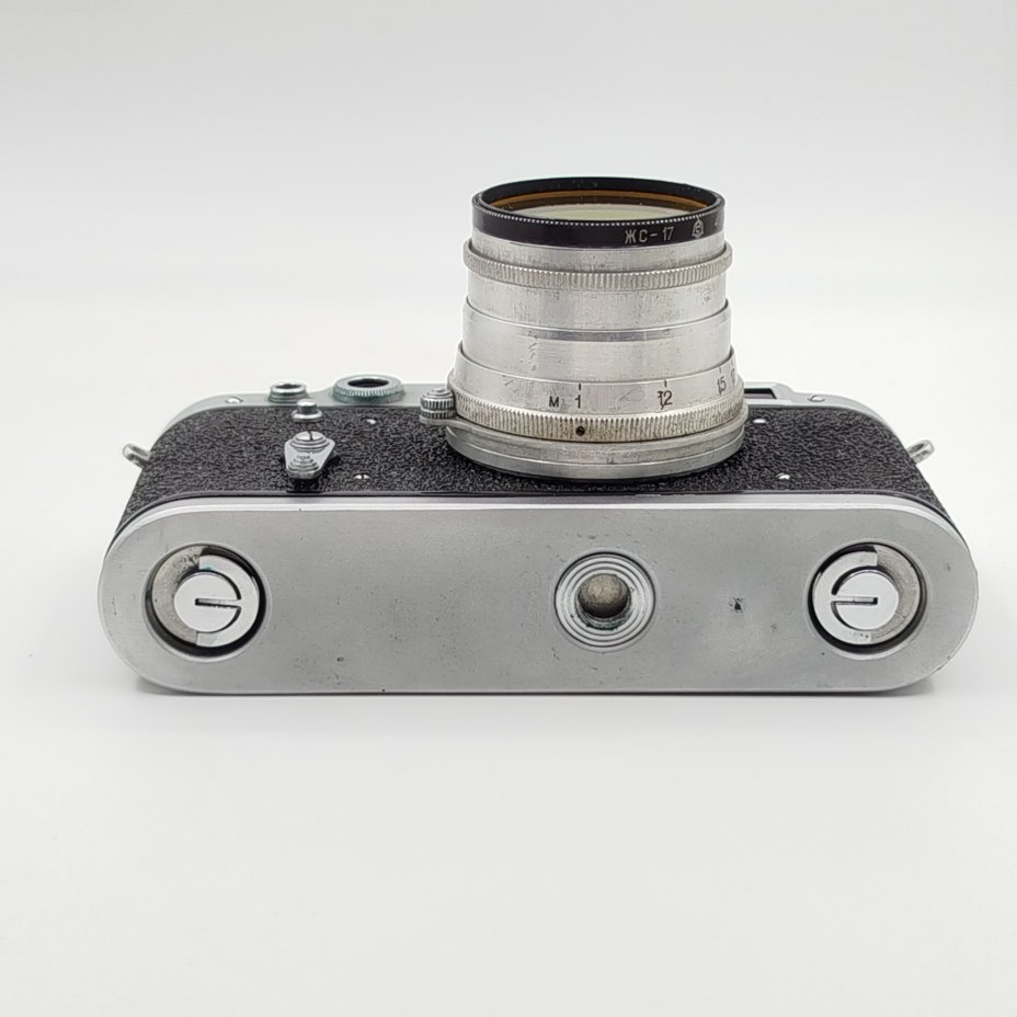 Фотоаппарат плёночный "ФЭД-2" с объективом "Индустар 26-м" в оригинальном кофре, коробке и документами, Харьковский машиностроительный завод им. Дзержинского (ФЭД)