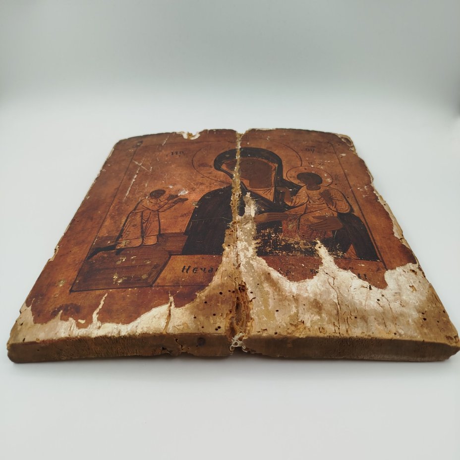 Икона "Нечаянная радость", дерево, темпера, Российская империя, 1900-1915 гг.