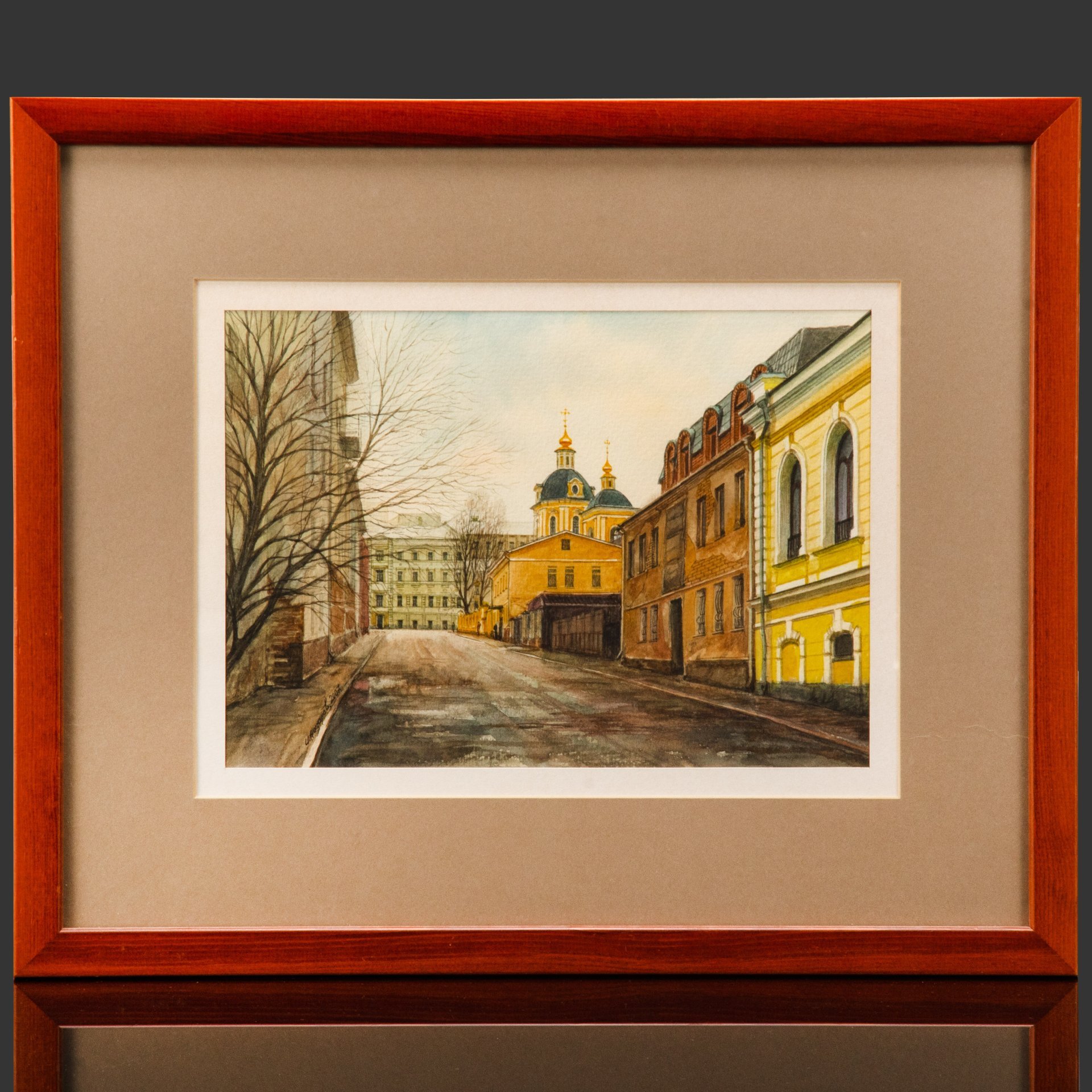 И.В. Назаров "Москва. Сандуновский переулок. Церковь Николы "В Звонарях""