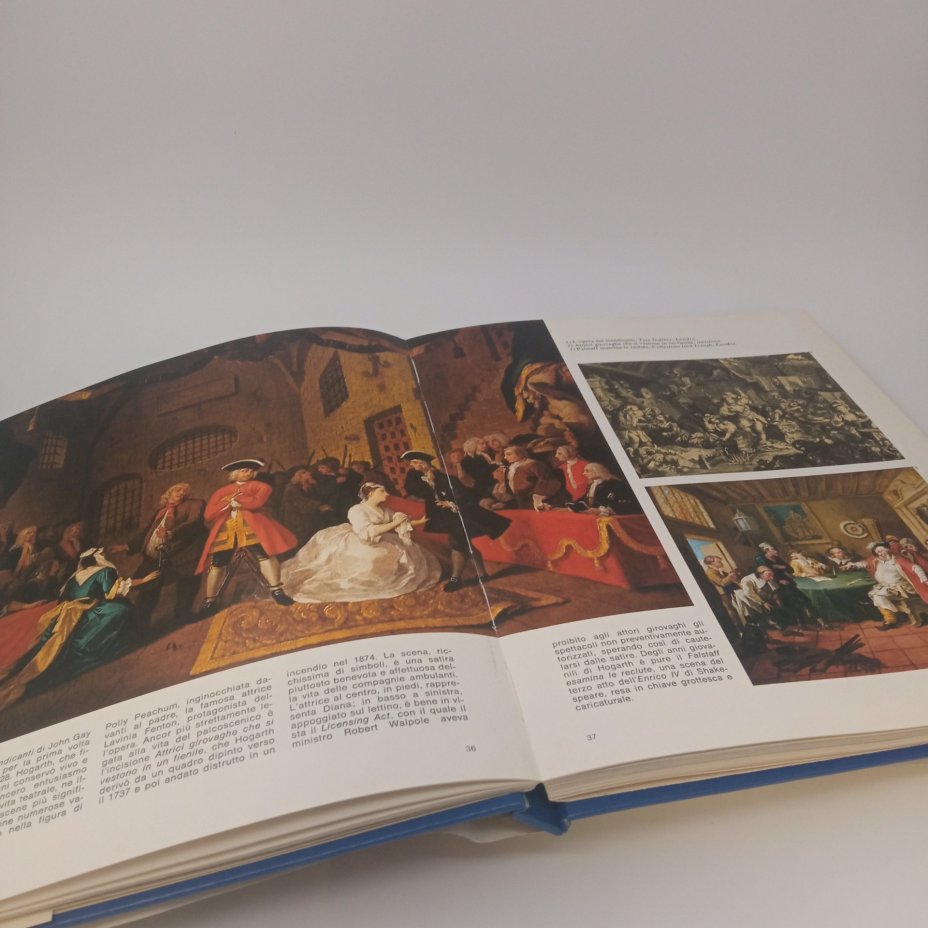 Комплект из 2-х каталогов "Великие художники" на итальянском языке, Энгр, Хогарт